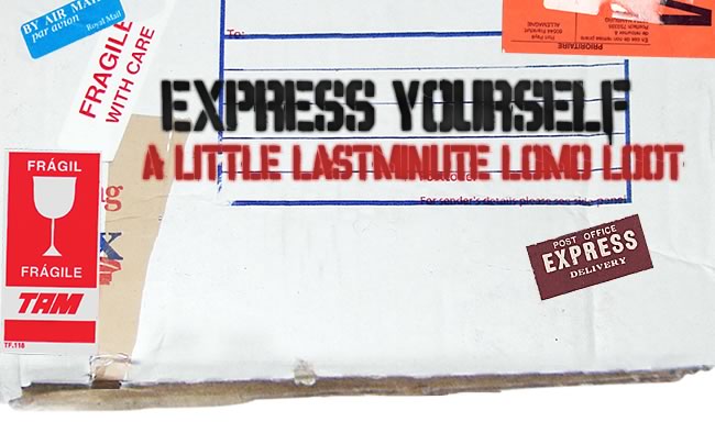 Express Yourself a little Lastminute Lomo Loot
