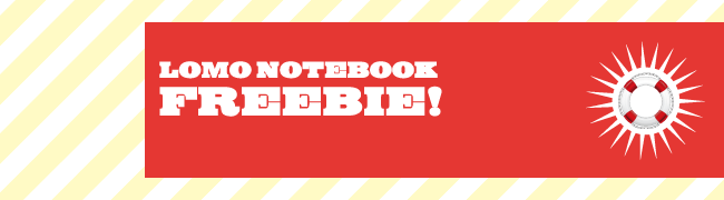Lomo Notebook Freebie!