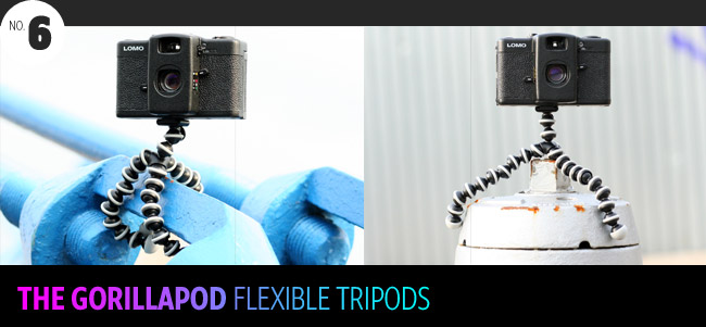 the gorillapod flexible tripods