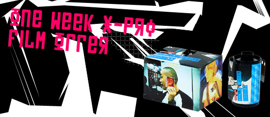 One Week X Pro Film Offer: http://shop.lomography.com/shop/main.php?cat=Films&pro=lfr