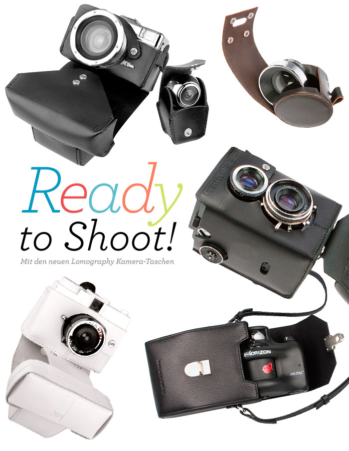 Ready to Shoot! Mit den neuen Lomography Kamera-Taschen