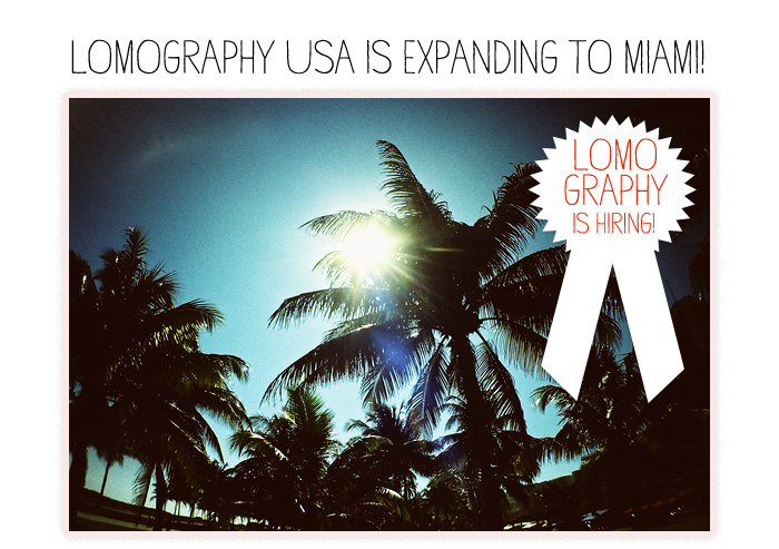 Represent Lomography in Miami!