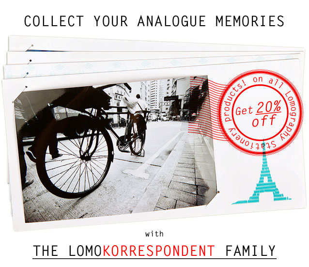 COLLECT YOUR ANALOGUE MEMORIES WITH THE LOMOKORRESPONDENT FAMILY