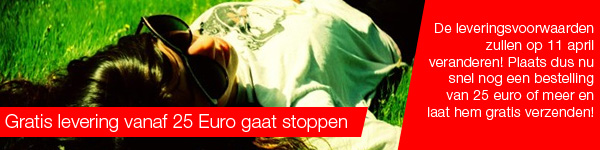 Gratis levering vanaf 25 Euro gaat stoppen