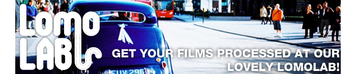 Get your Films Processed at our LomoLab!!