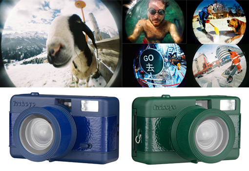 Fisheye One in Dark Blue und Dark Green