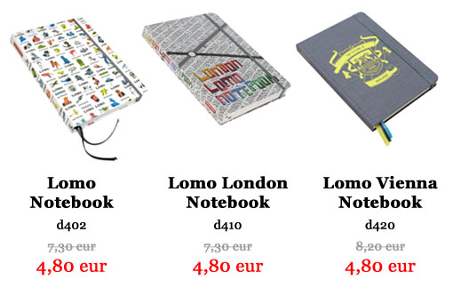 Bajada de Precio en las Lomography City Guides y los Notebooks